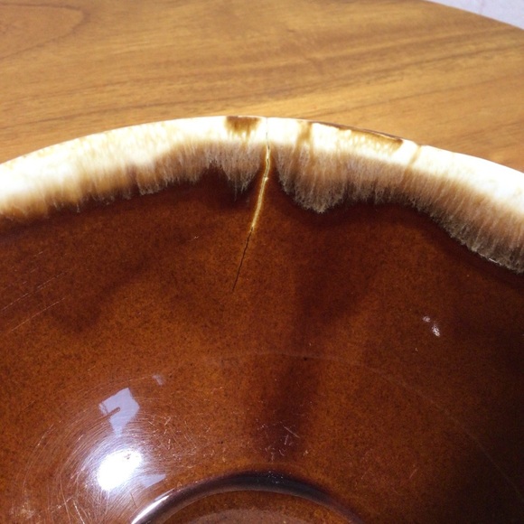 Vintage McCoy Brown Drip Glaze Soup Chowder Chili Ceramic Handled Mug - Picture 6 of 9